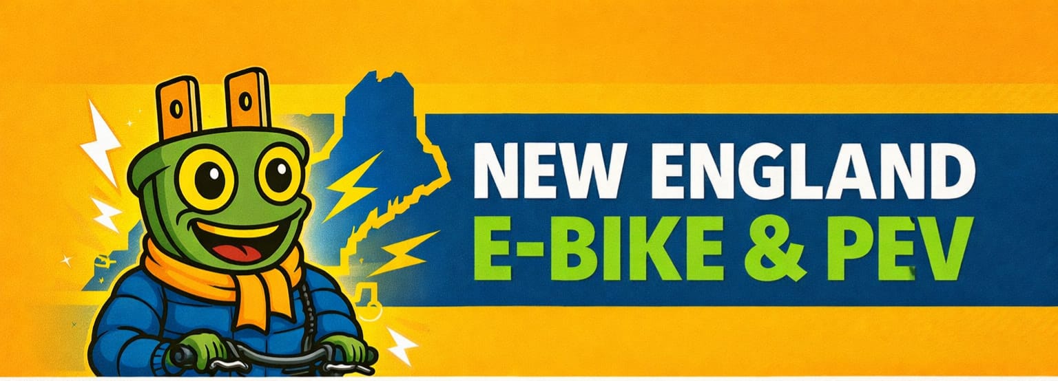 New England E-Bike and PEV - Plughead mascot